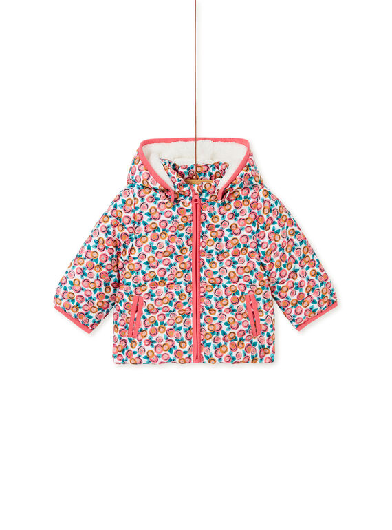 Doudoune fleurs bébé fille KIBRIDOU / 20WG09J1D3E001